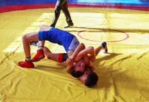 В Камне-на-Оби прошли соревнования по греко-римской борьбе на призы Геннадия Яцкова