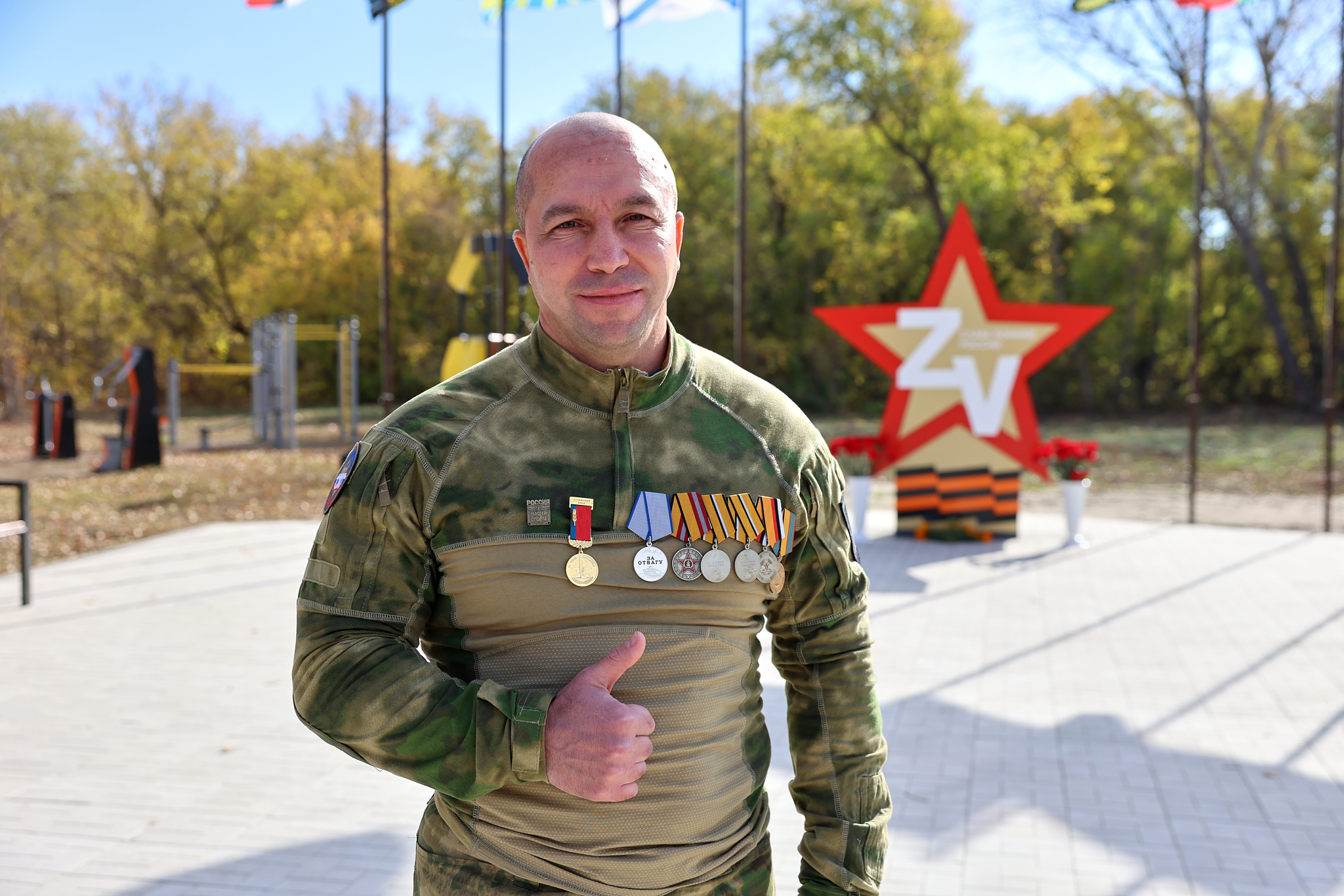 открытия сквера СВО в Новоярках