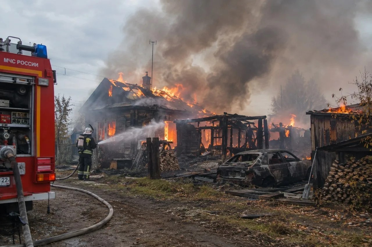 пожар